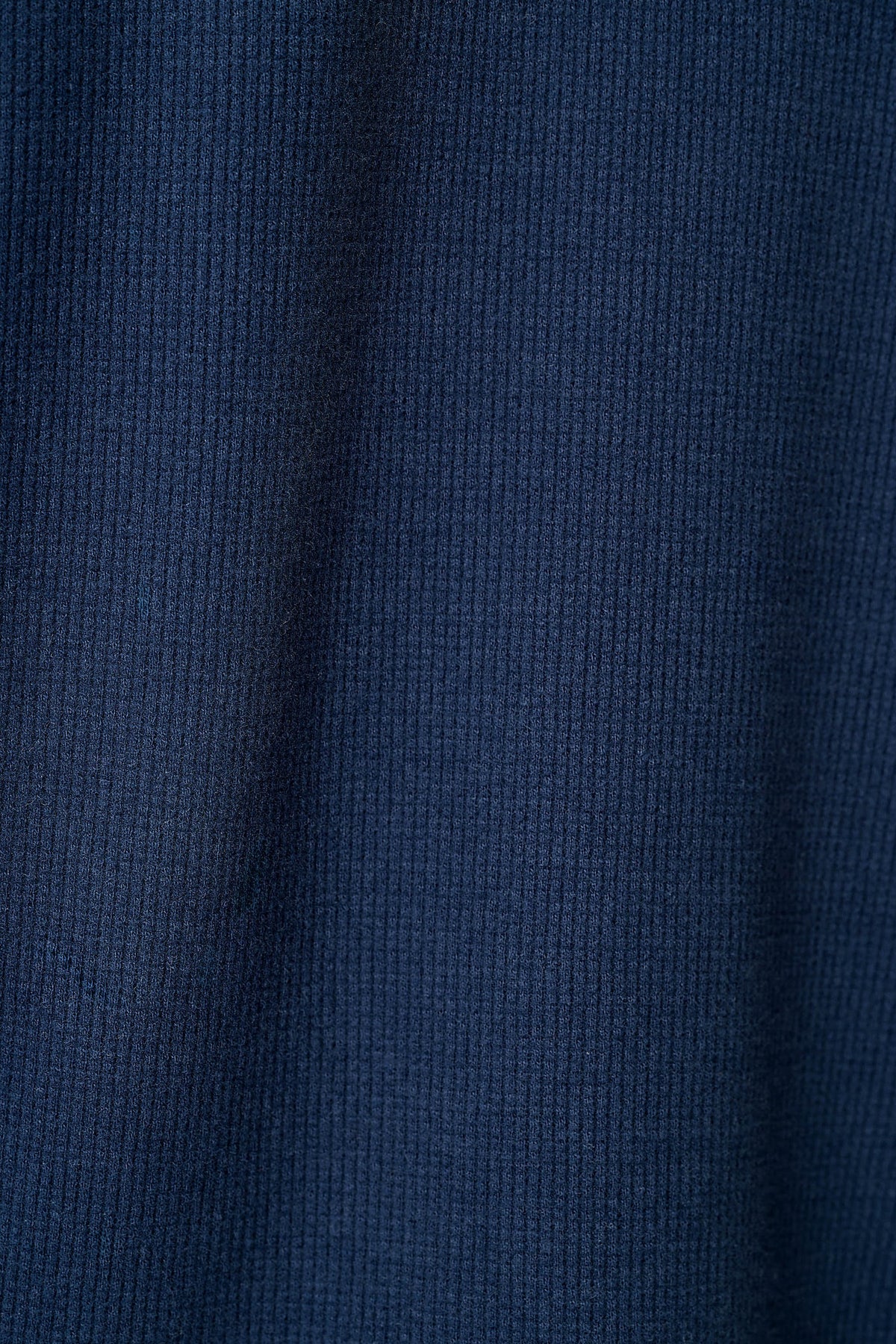 Blue Night Waffle Knit L/S Top