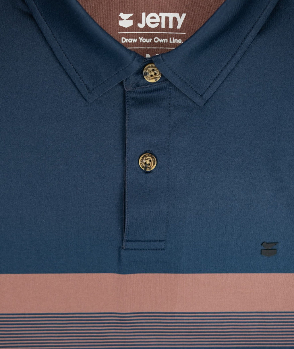 Bunker Stripe Navy Polo