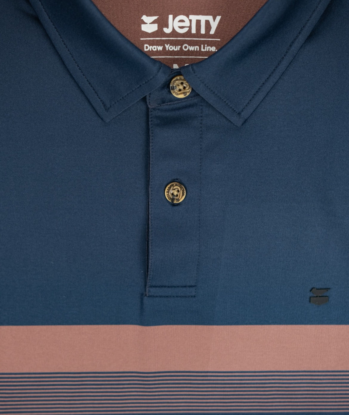 Bunker Stripe Navy Polo