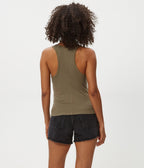 Cher Rib Scoop Neck Tank