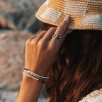 Monochrome Stretch Bracelet Set Of 3