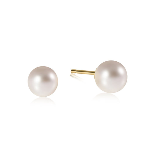Classic Pearl 8mm Ball Studs