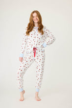 Candy Cane Thermal Ski Jammie Set