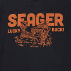 Lucky Buck Black Tee