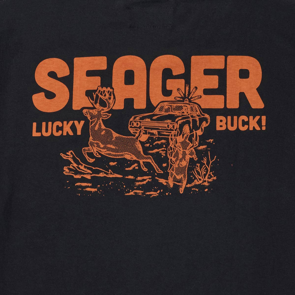 Lucky Buck Black Tee