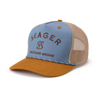 Branded Blue / Tan Snapback
