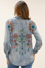 Lara Chambray Embroidered Shirt