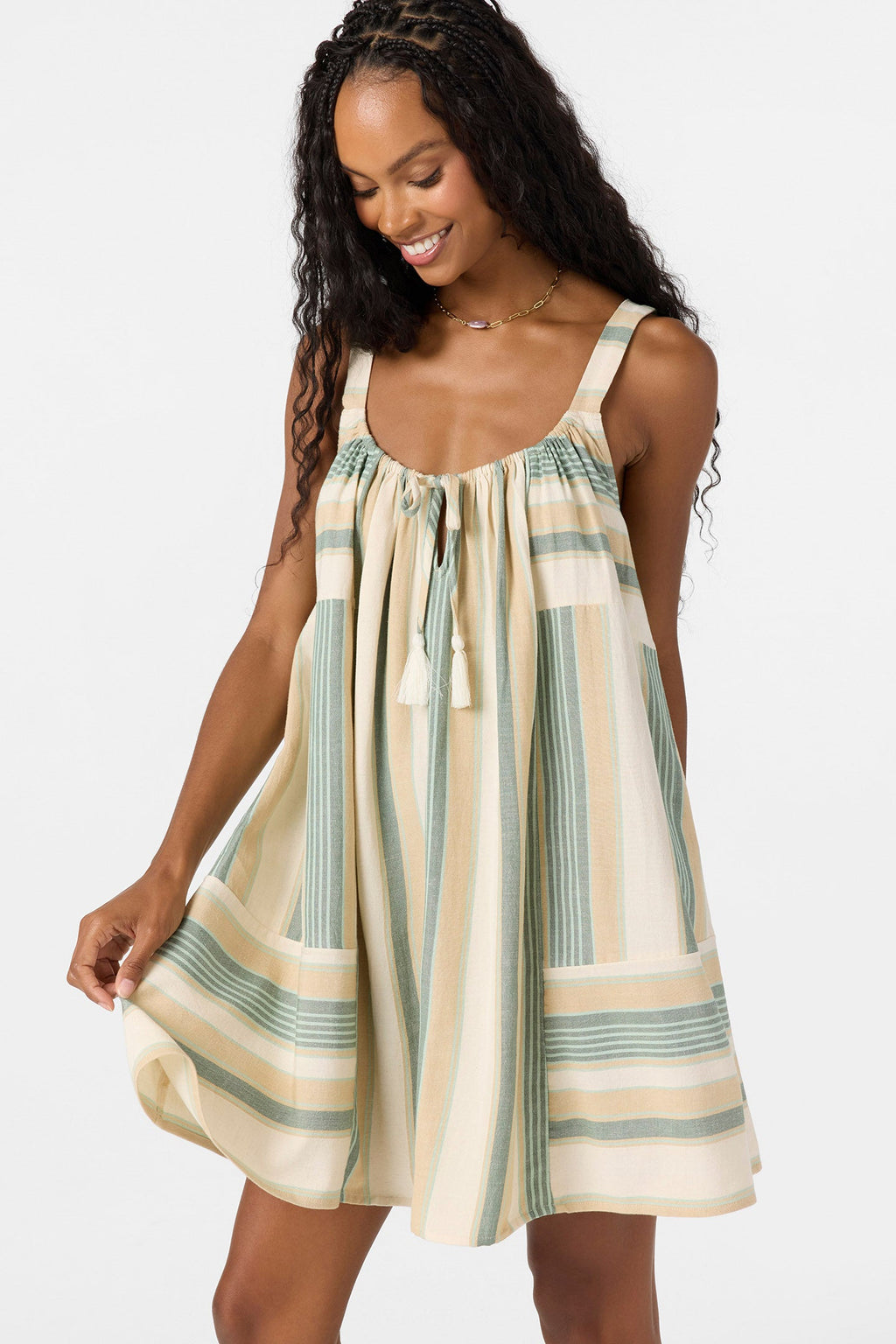 Andye Stripe Mini Dress