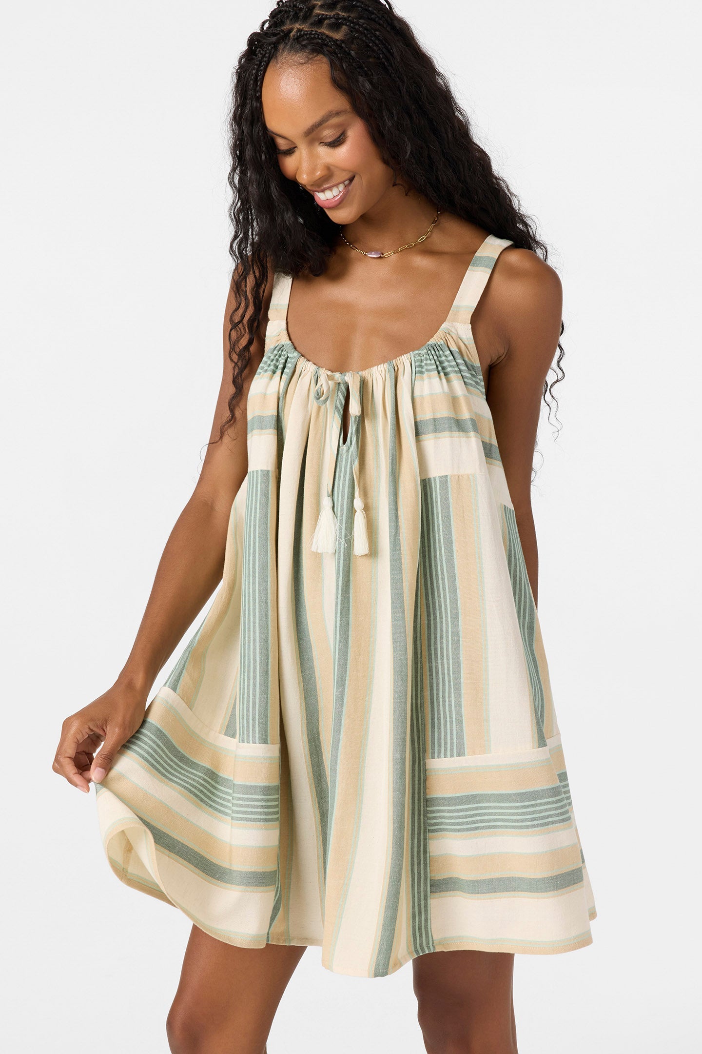 Andye Stripe Mini Dress