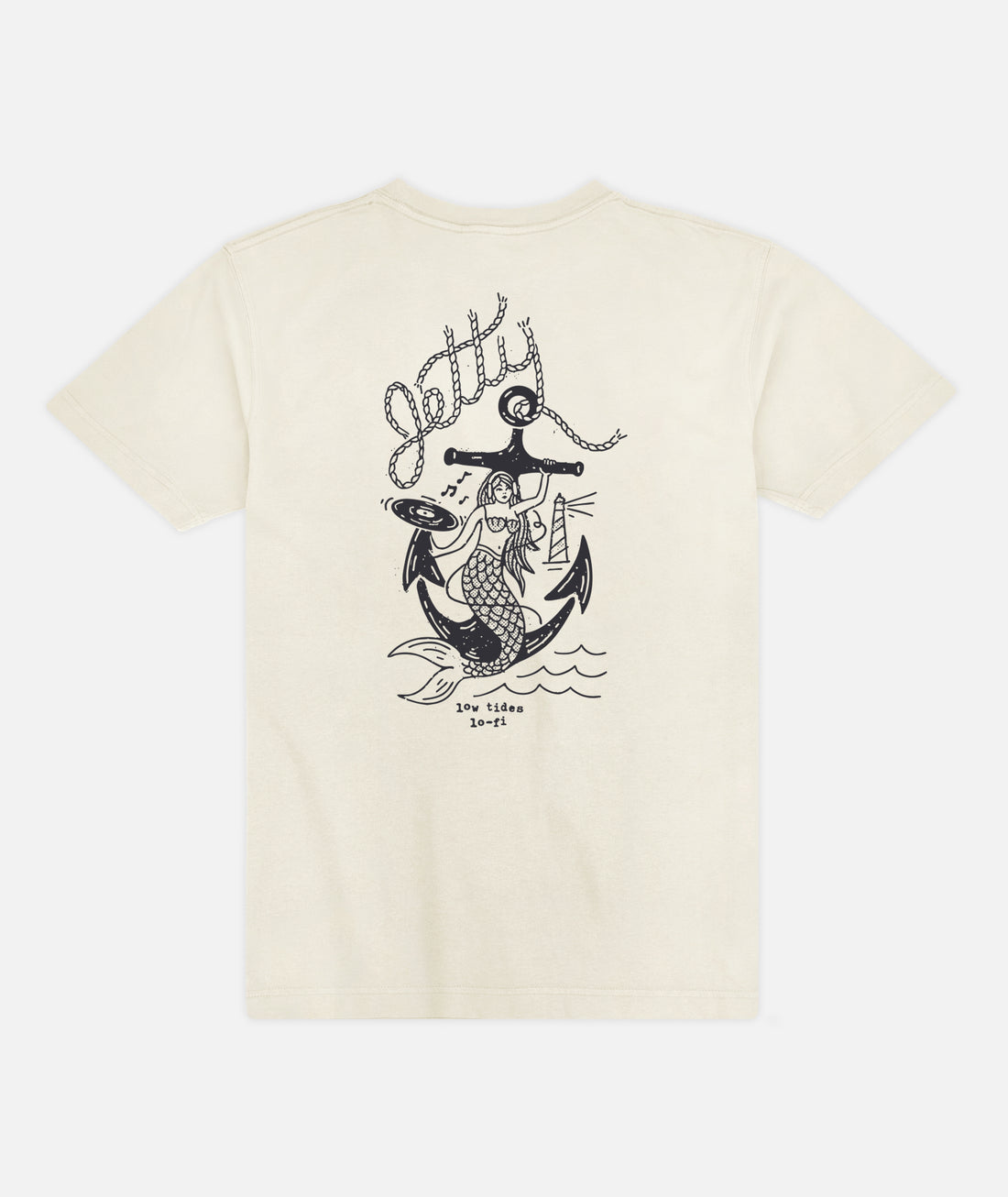 Low Tides Lo-Fi White Tee