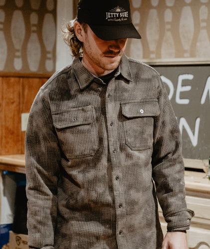 Horizon Olive Heavy Duty Button-Up