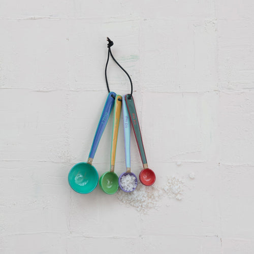 Enameled Color Measuring Spoons
