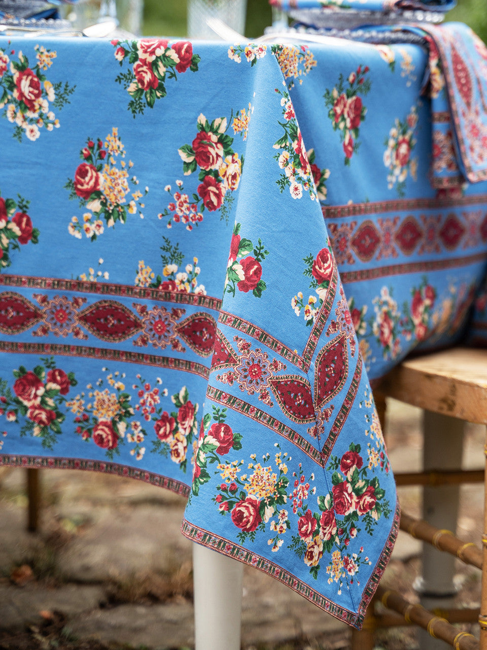 Estella French Blue Tablecloth