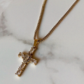 CZ Cross Necklace
