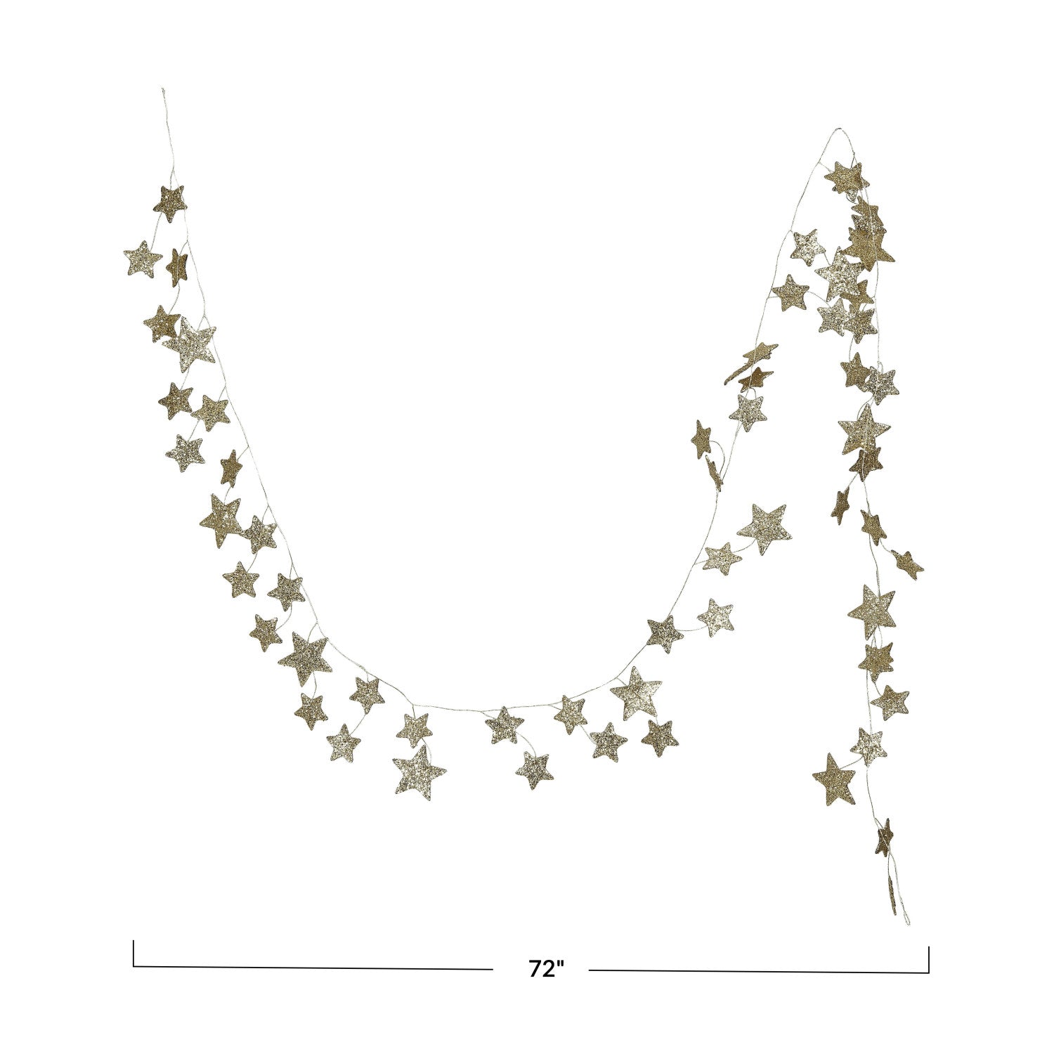Glitter Star Garland