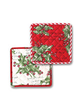 Holly Song Patchwork Potholder