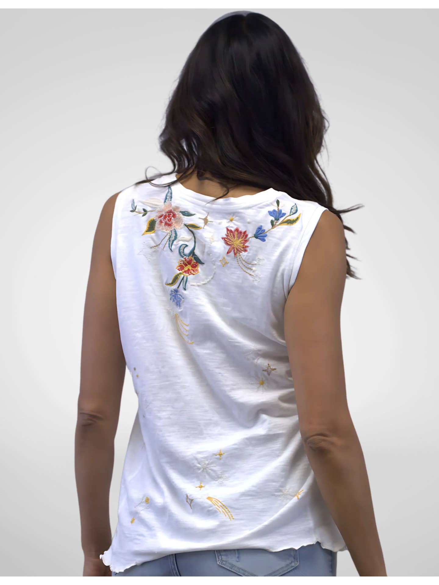 Franci Embroidered Tank
