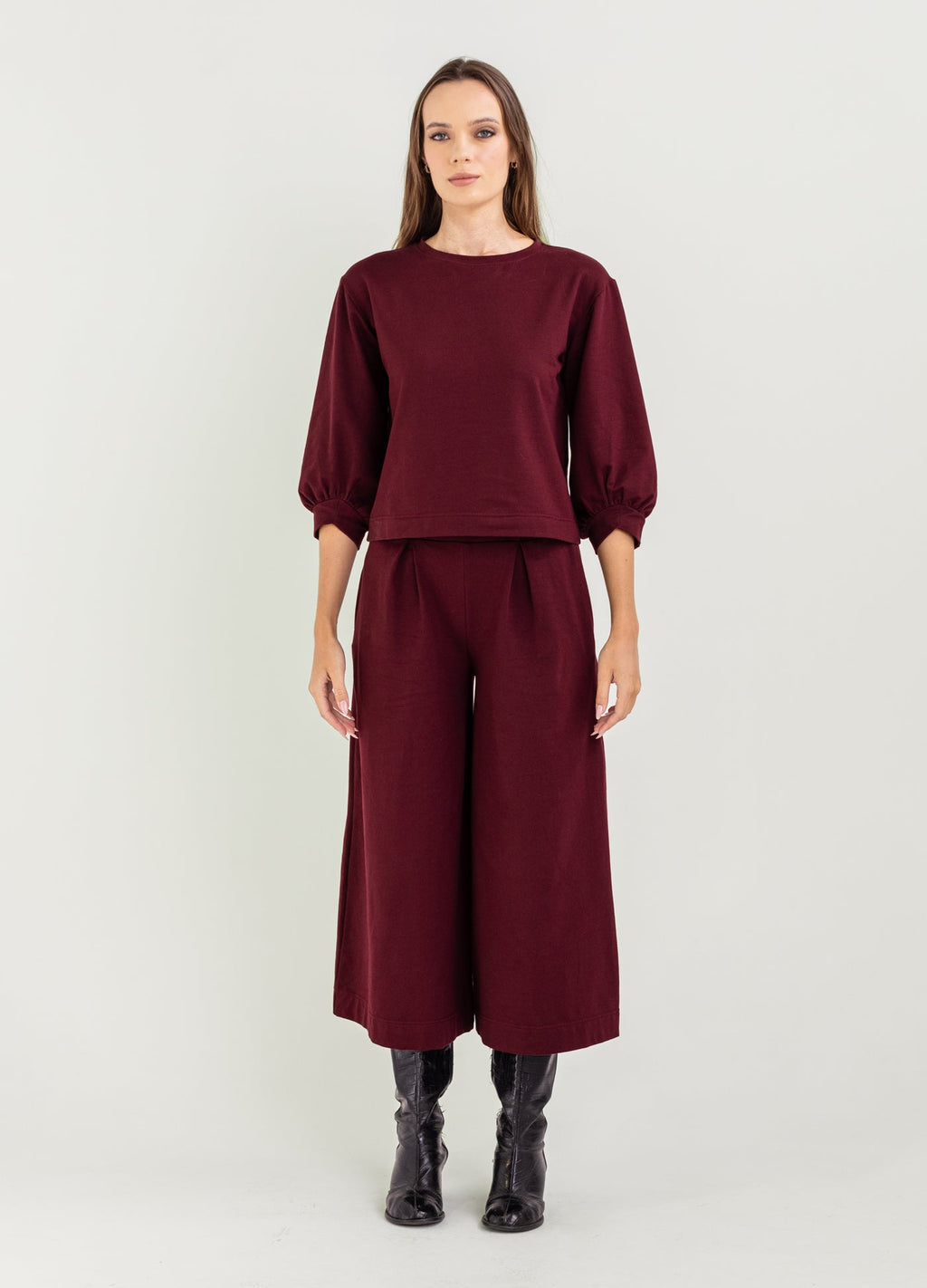 Lyra Oxblood Top