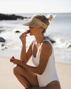 Capri Straw Visor