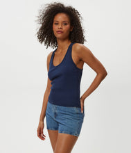 Cher Rib Scoop Neck Tank
