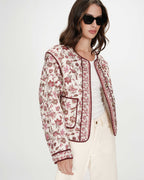 Vahina Floral Quilted Jacket