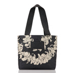 Plumeria Lei Sandstone Mini Tripper Tote
