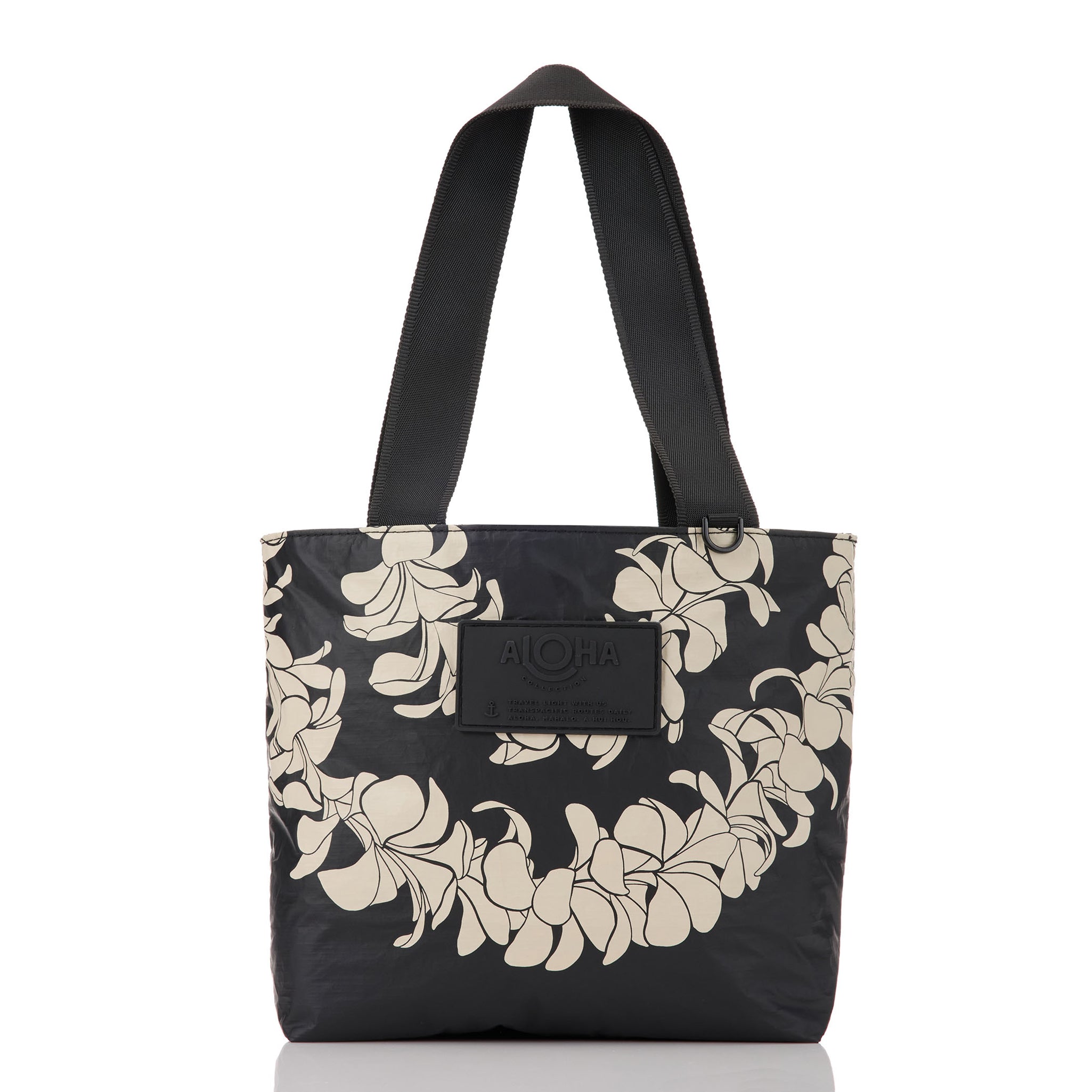 Plumeria Lei Sandstone Mini Tripper Tote