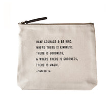 Cinderella Canvas Zip Pouch