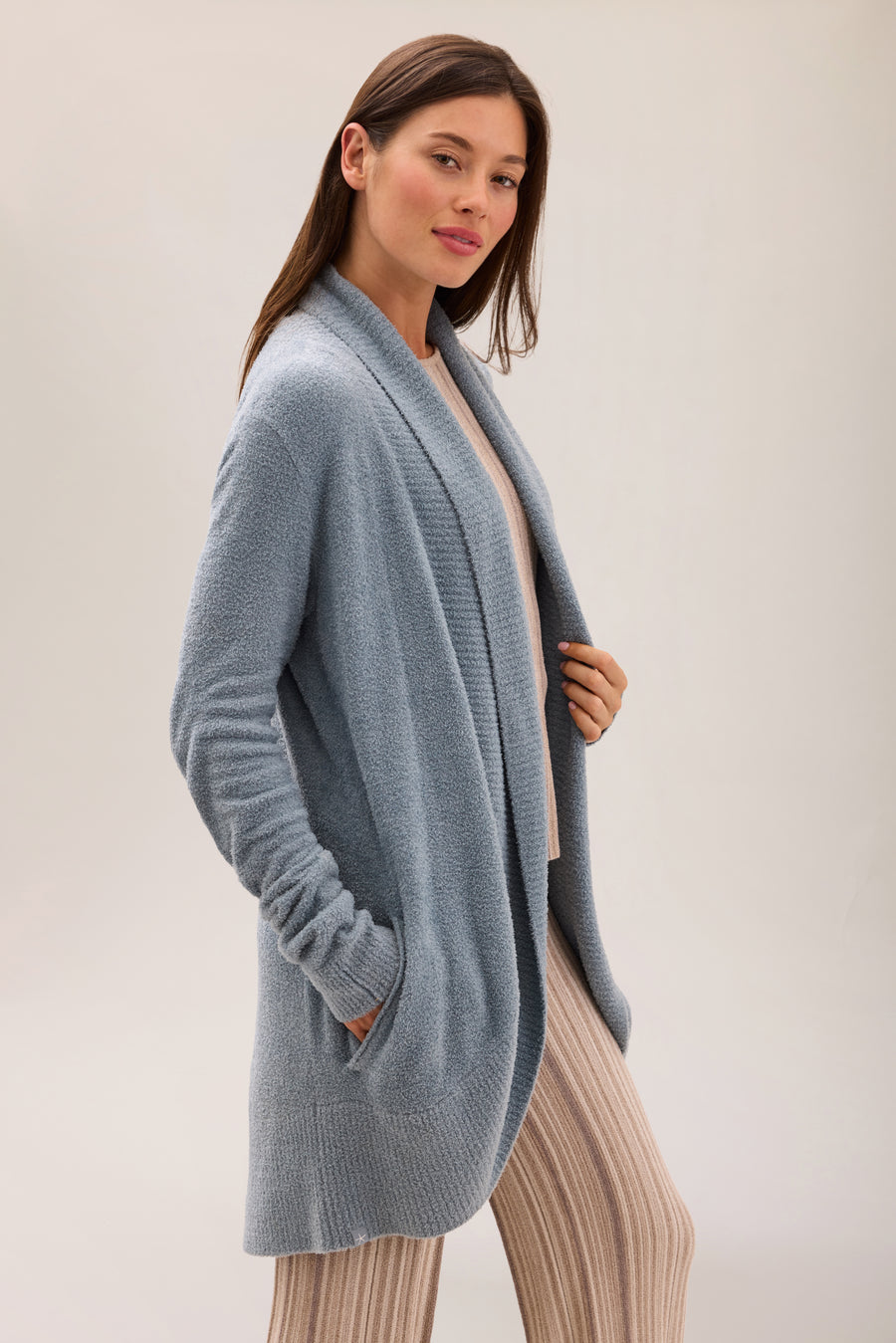 CozyChic Lite Blue Aura Circle Cardi