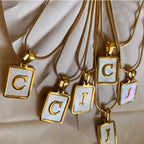 Pearla Initial Necklace