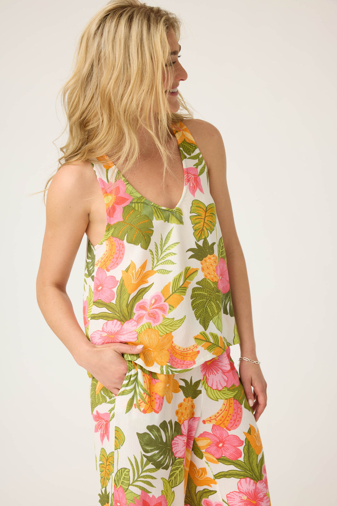 Copacabana Floral Tank
