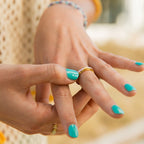 Gold Tie Dye Fidget Ring