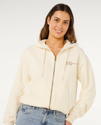 Poolside Zip-Up Graphic Hoodie