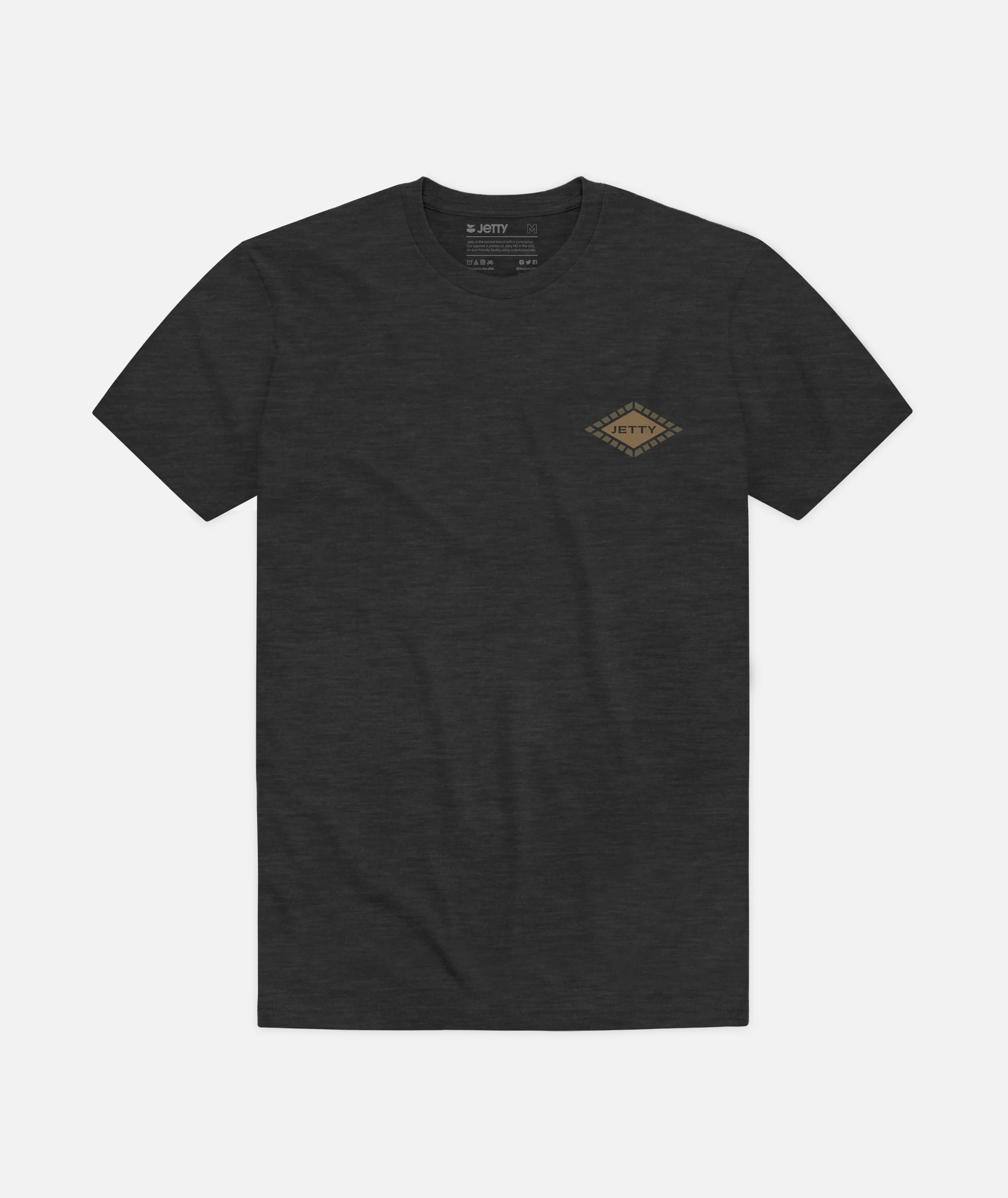 Fins Charcoal Tee