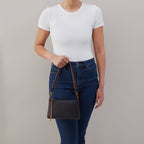 Darcy Black / Tan Crossbody Bag