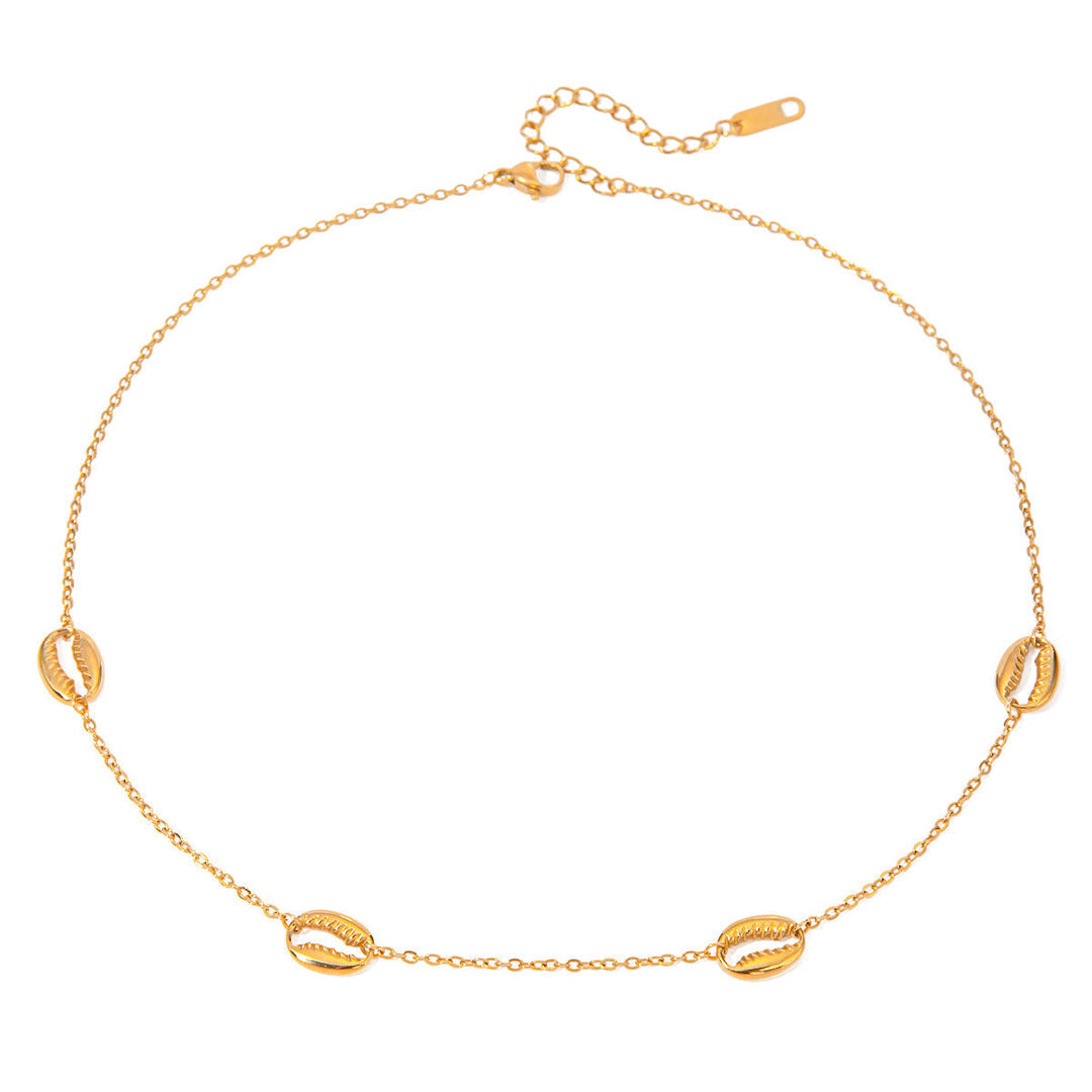 Dainty Puka Gold Necklace