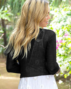 Ballet Black Wrap Sweater