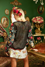 Bellezza Embroidered Black Floral Jacket
