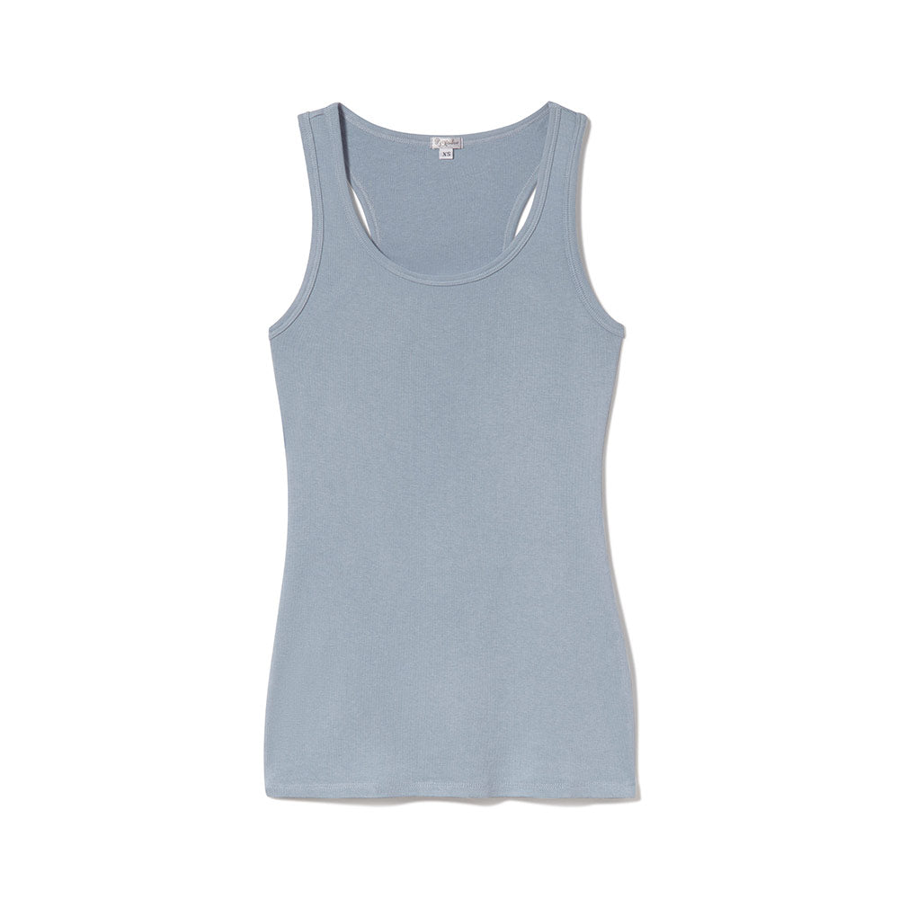 Charlie Morning Blue Racerback Tank