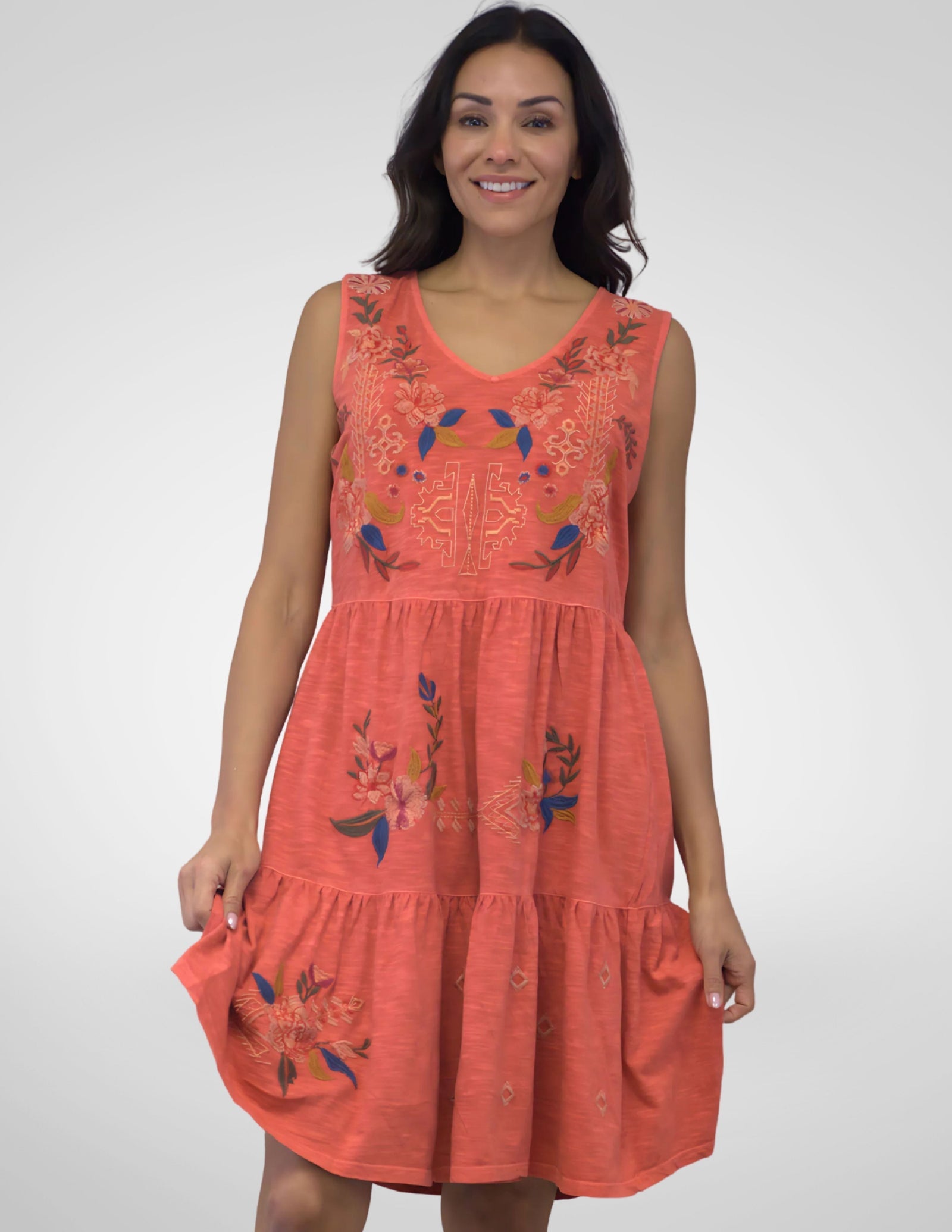 Leighann Embroidered Dress