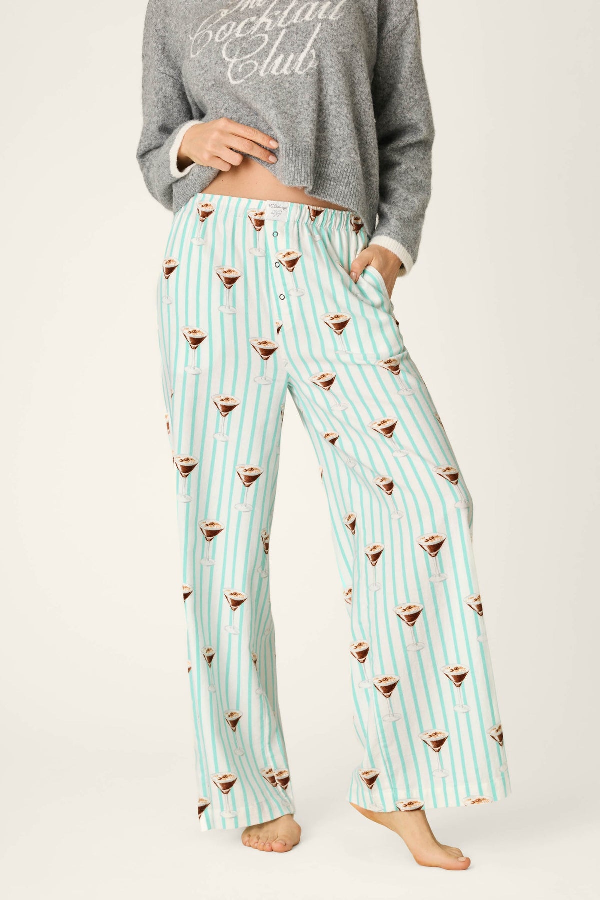 Espresso Martini Flannel PJ Pant