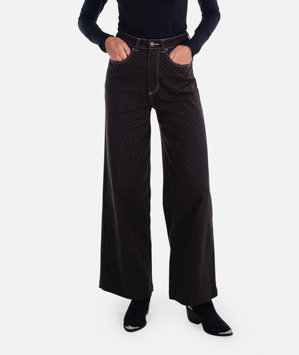 Windrift Polka Dot Twill Pant