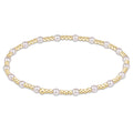 Classic Gold Sincerity Pearl 3mm Bracelet