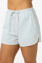 Millie Winter White Seersucker Beach Short