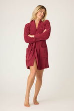 Cozy Cable Knit Port Robe