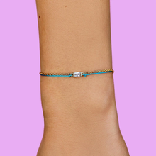 Dainty String & Chain Slider Bracelet