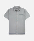 Westport Grey Linen Button-Up