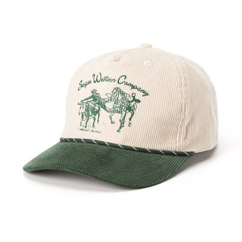 Los Rios Natural / Green Cord Snapback
