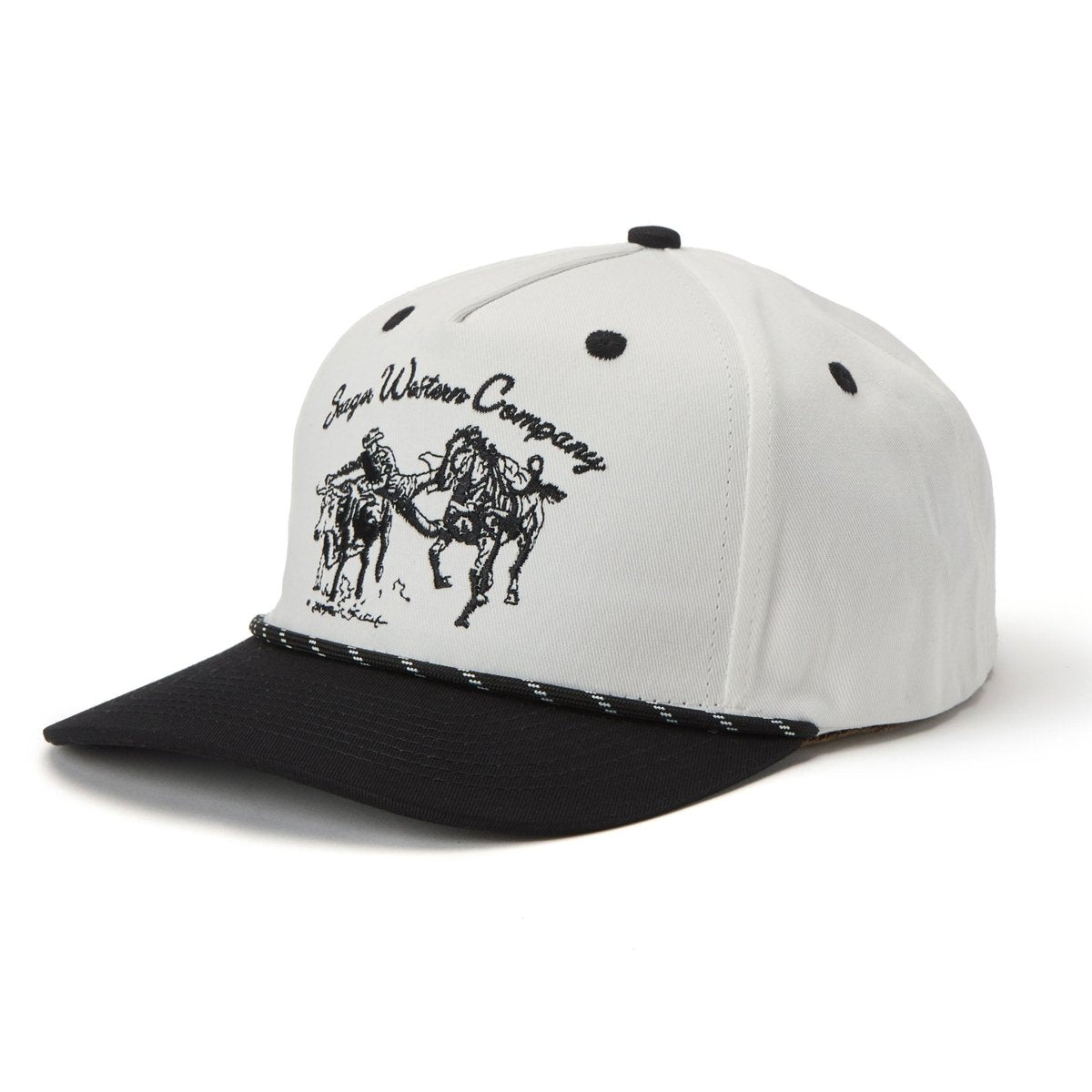 Los Rios Cream/Black Snapback