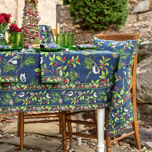 Chickadee Navy 54" x 54" Tablecloth
